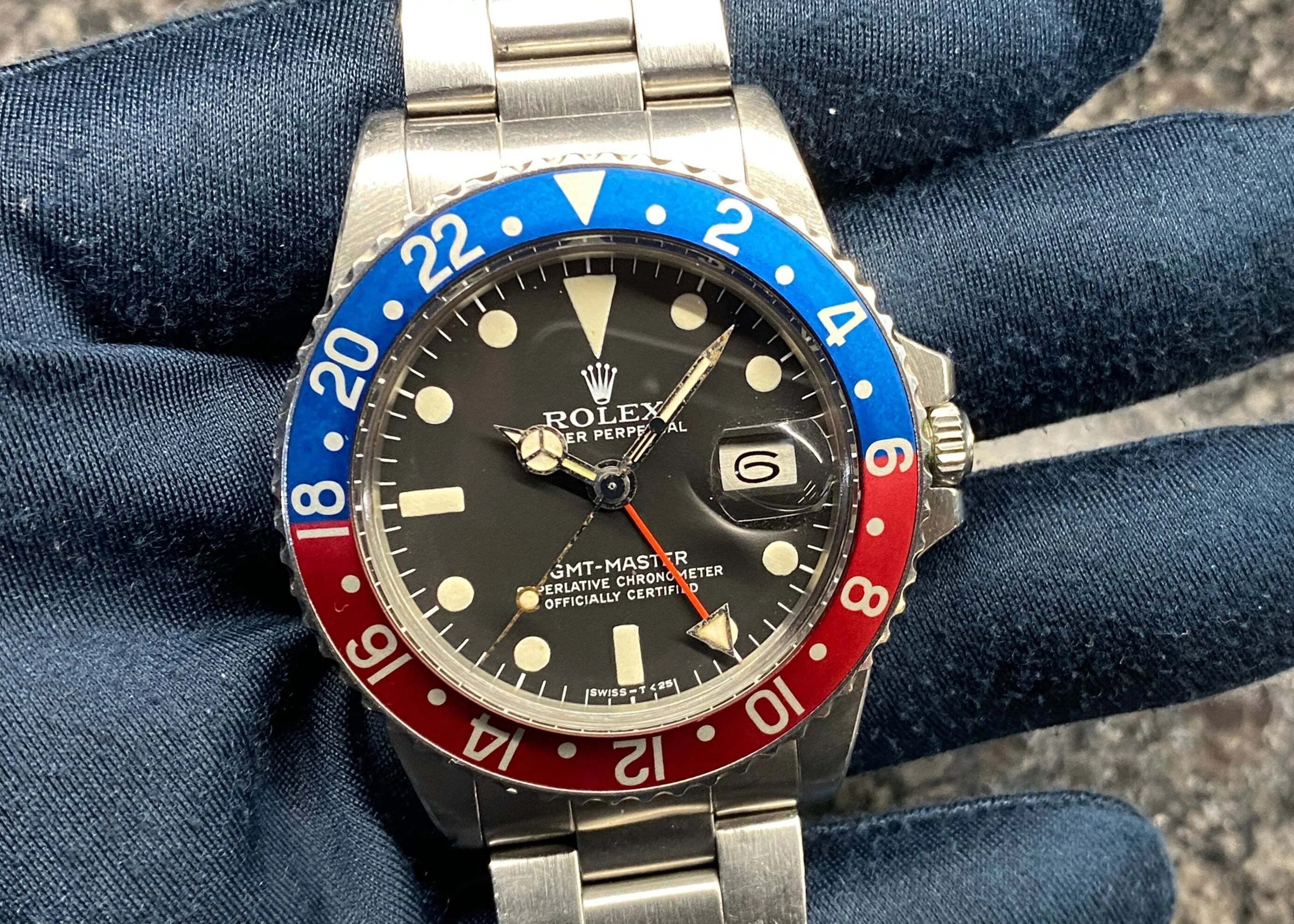 整合性◎ 絶妙エイジングインサートが魅力！GMTマスター1675 MK4 良