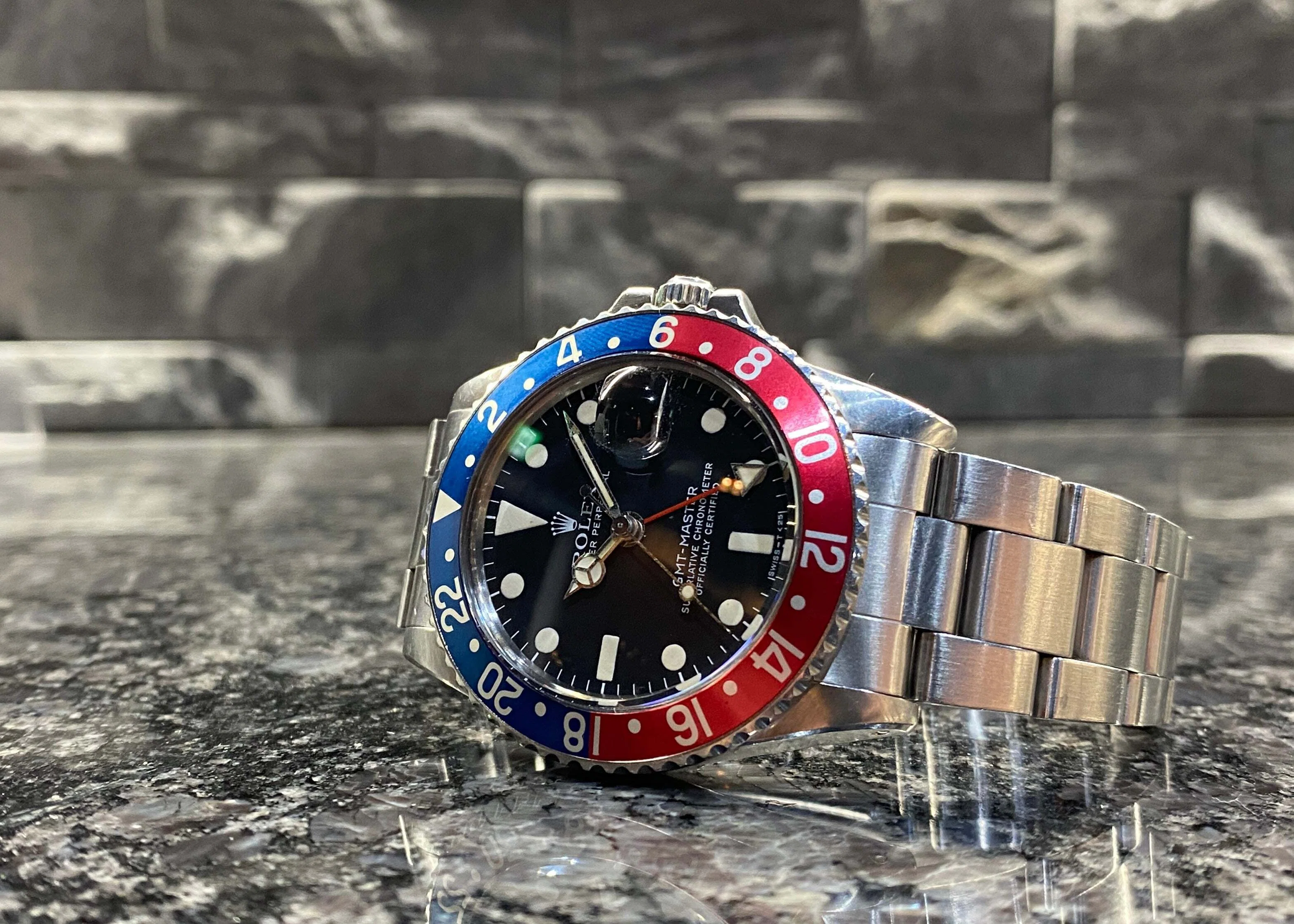 整合性◎ 絶妙エイジングインサートが魅力！GMTマスター1675 MK4 良