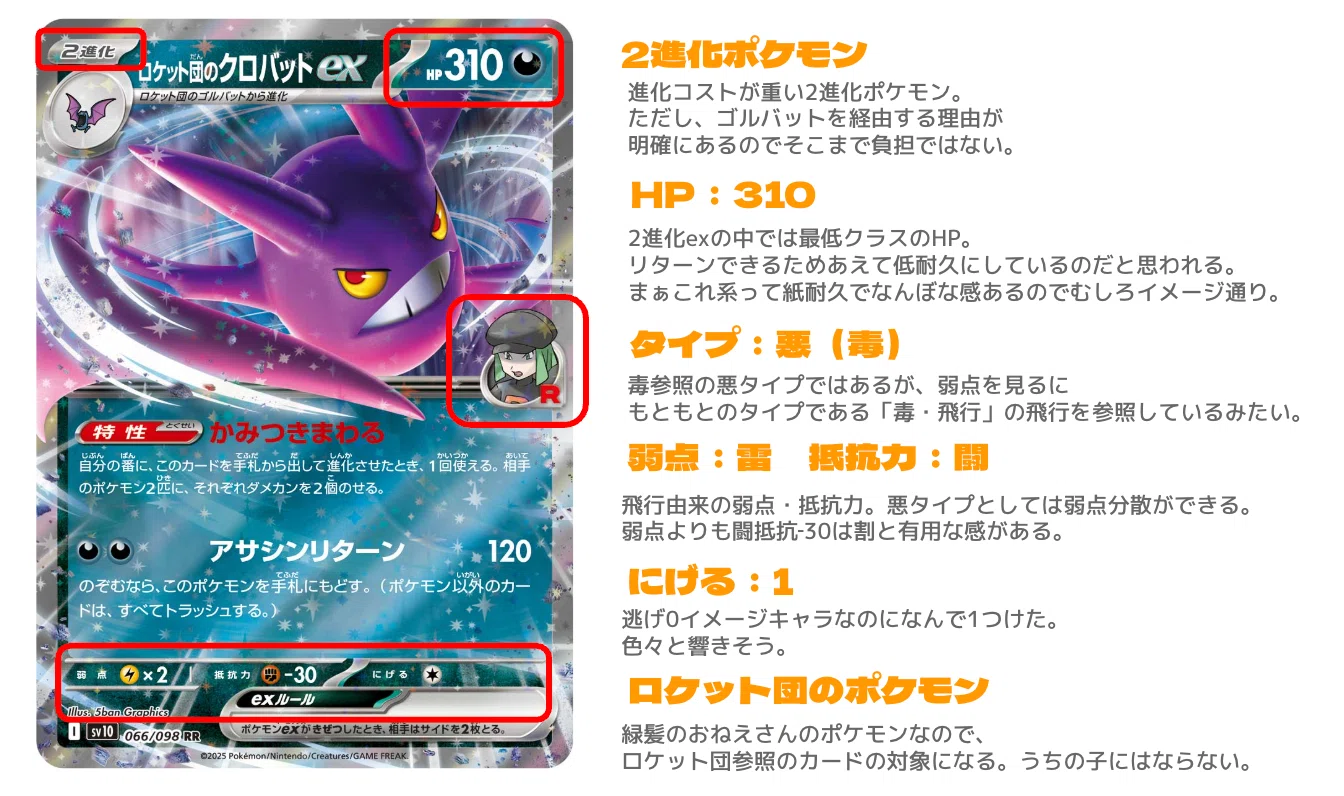 分解・理解】ロケット団のクロバットex徹底考察&デッキリスト|CHANG 分解・理解】ロケット団のクロバットex徹底考察&デッキリスト|CHANG