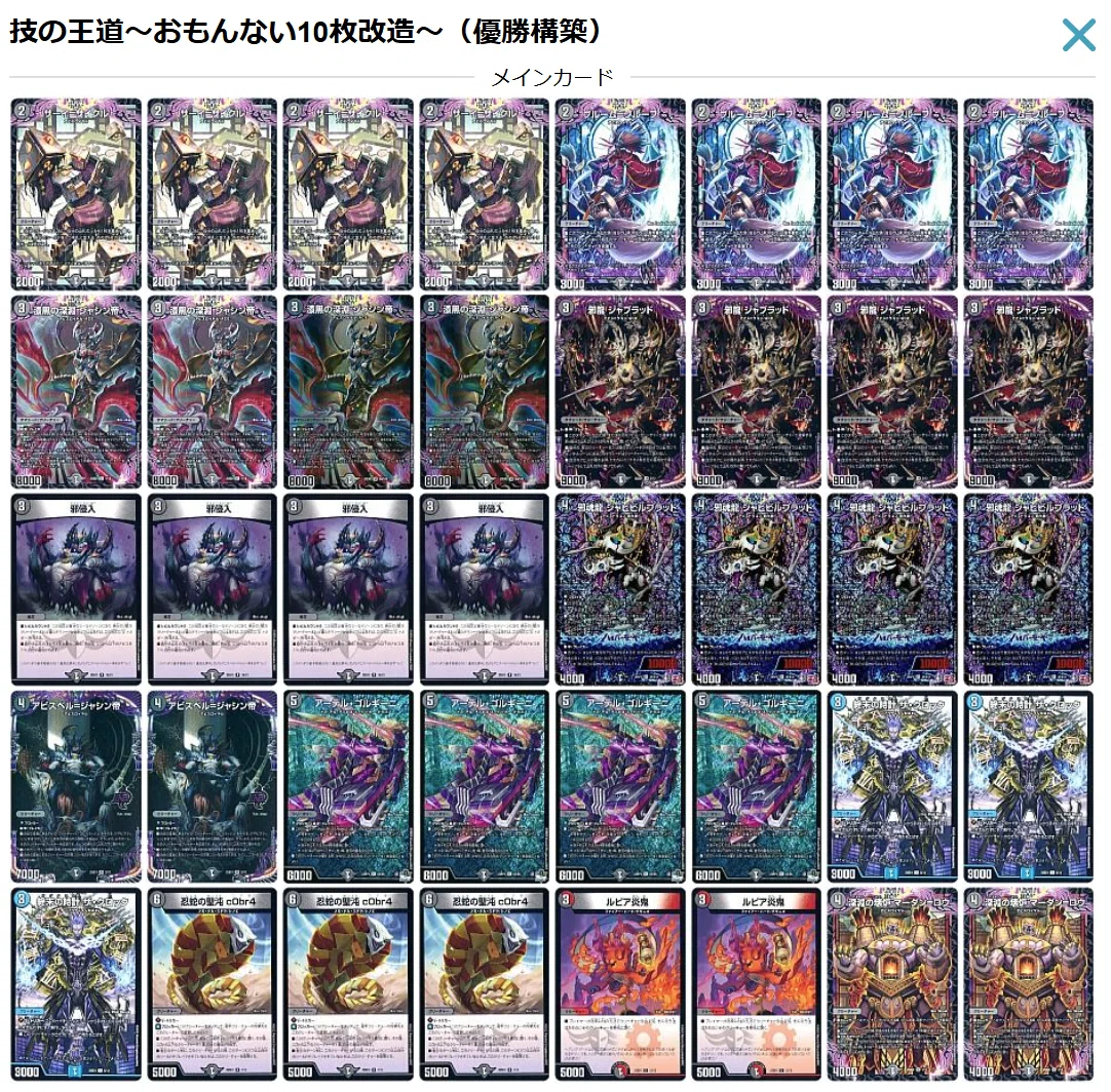 デュエルマスターズ】2025年春デッキ限定戦 初週環境考察＆アビス
