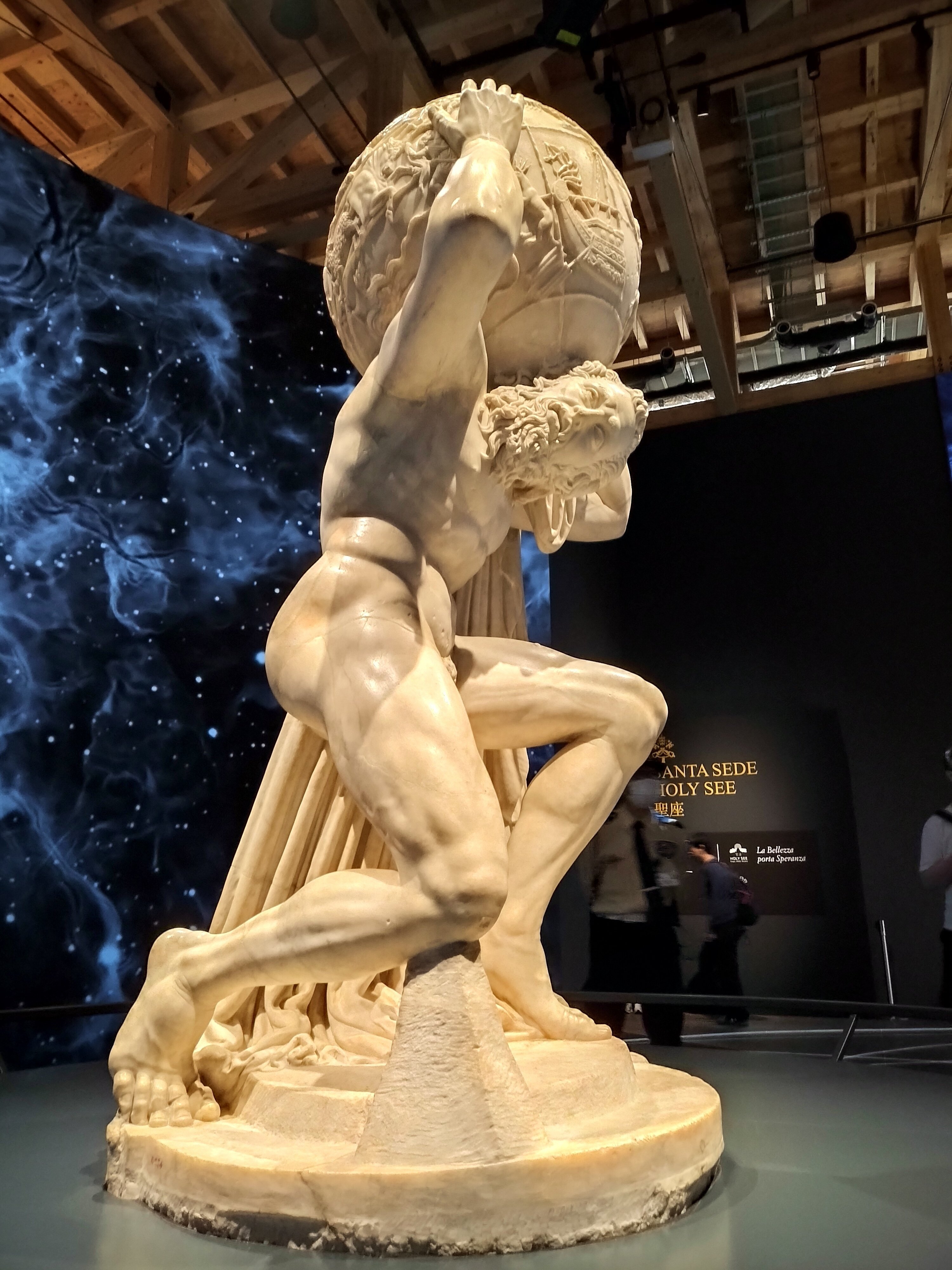 万博】ずっと見ていられるイタリア・ヴァチカン🇮🇹アトラスとキリスト