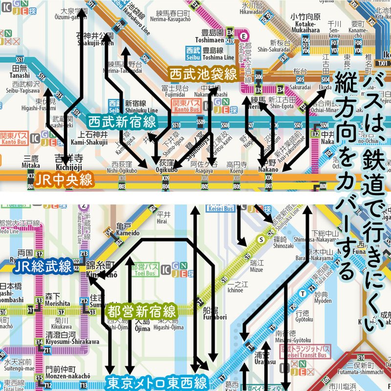 運行間隔を路線図で表現したい…（超・路線図）｜今和泉隆行／地理人