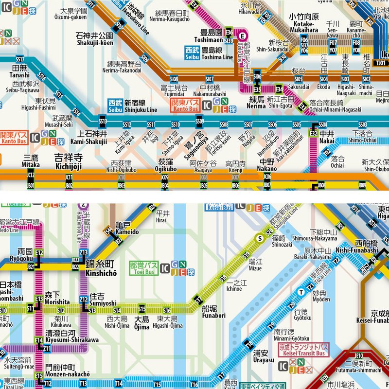 運行間隔を路線図で表現したい…（超・路線図）｜今和泉隆行／地理人