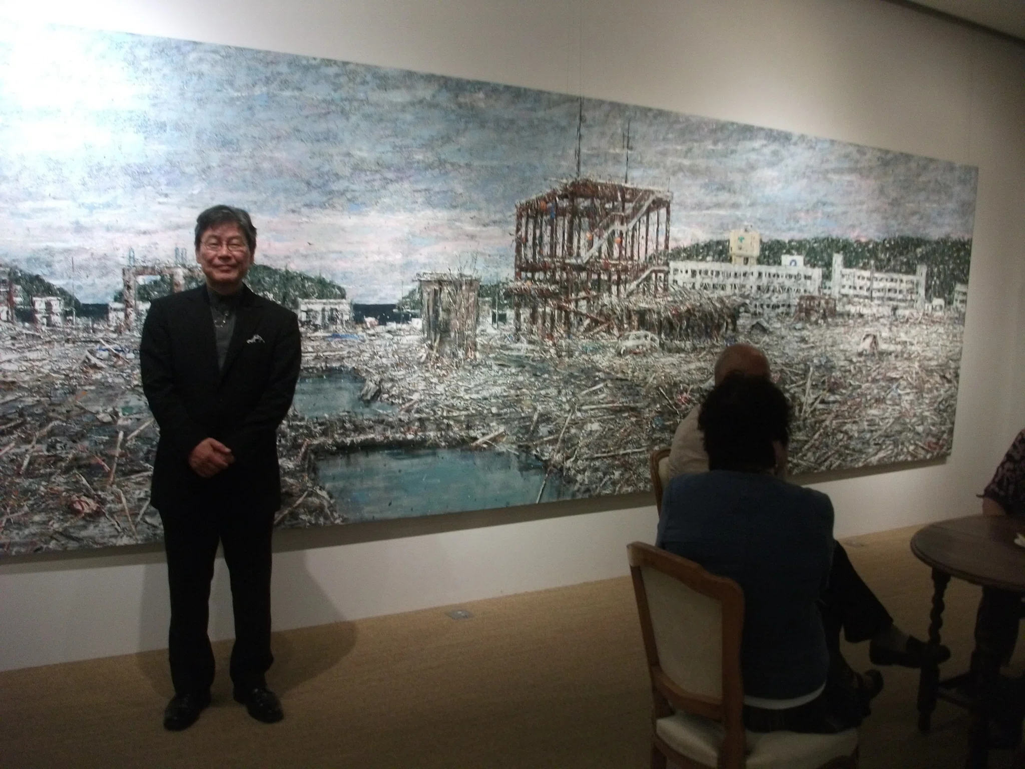 忘れてはならない災害の「時」を後世に熊本地震で被災した絵画