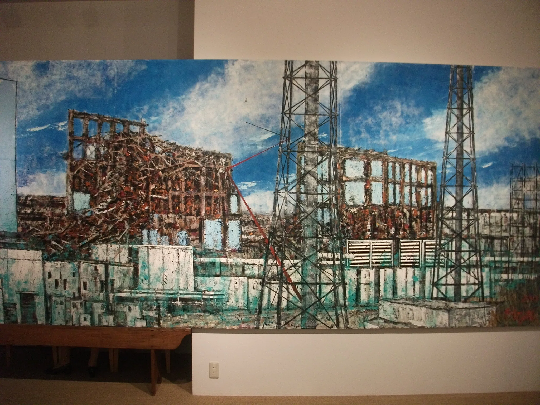 忘れてはならない災害の「時」を後世に熊本地震で被災した絵画