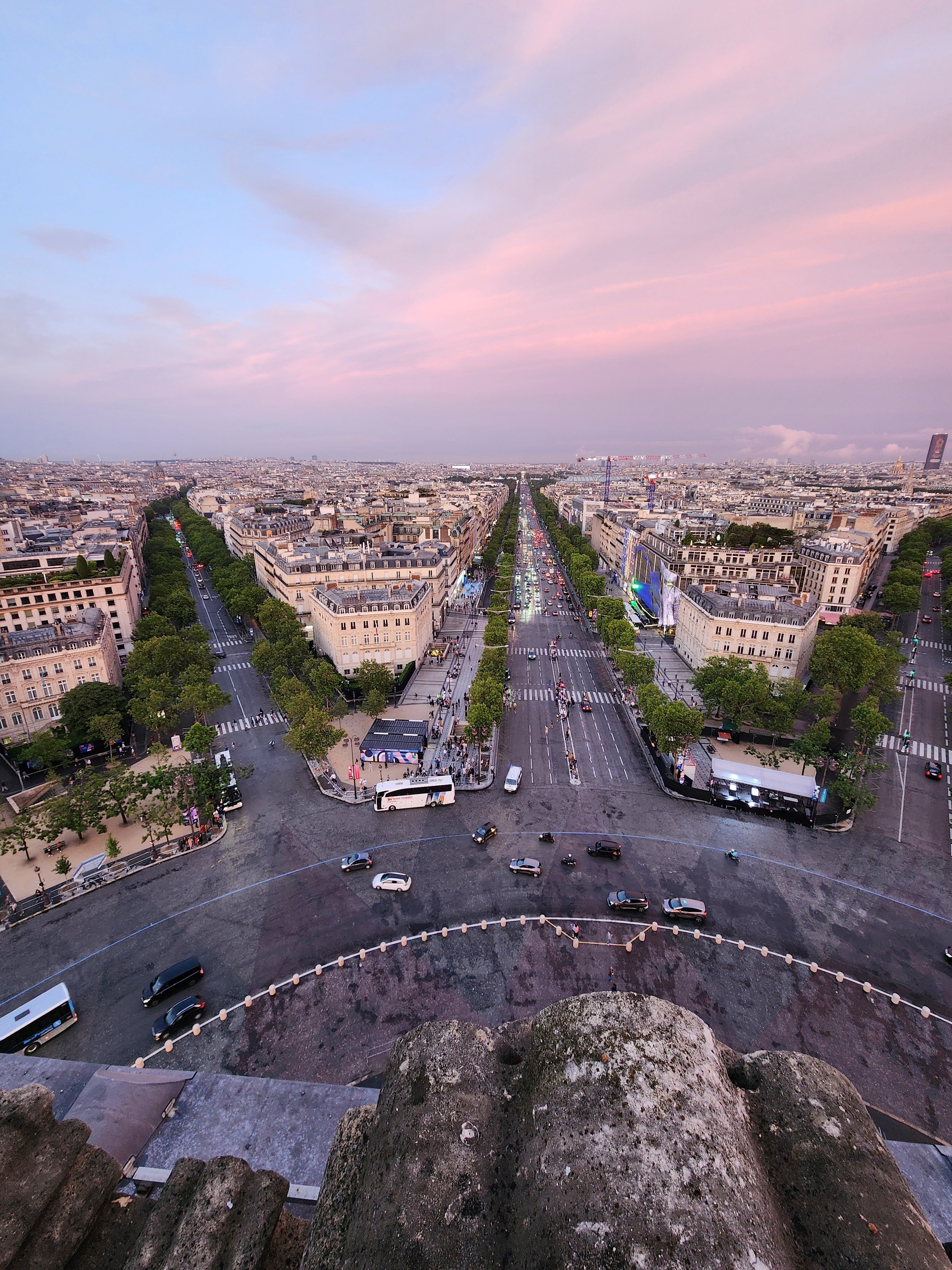 🇫🇷パリオリンピック2024～凱旋門からのエッフェル塔＜フランス
