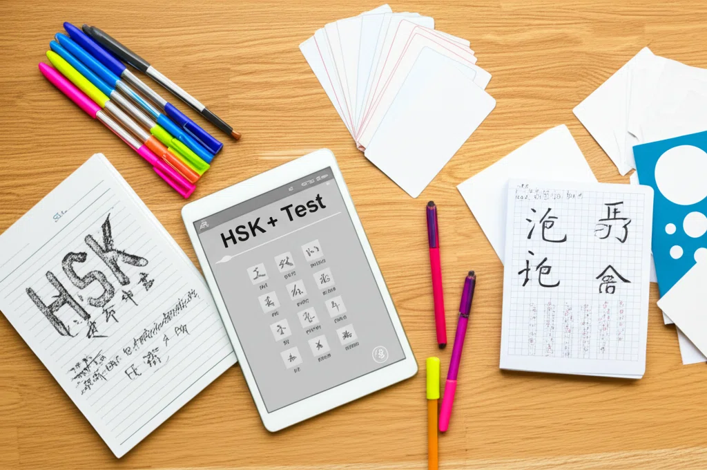 HSK学習のための教材と学習ノート