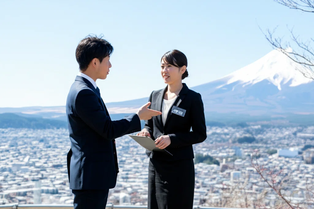 全国通訳案内士の仕事風景