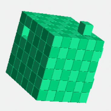 凸凹キューブパズル｜ラジくまる