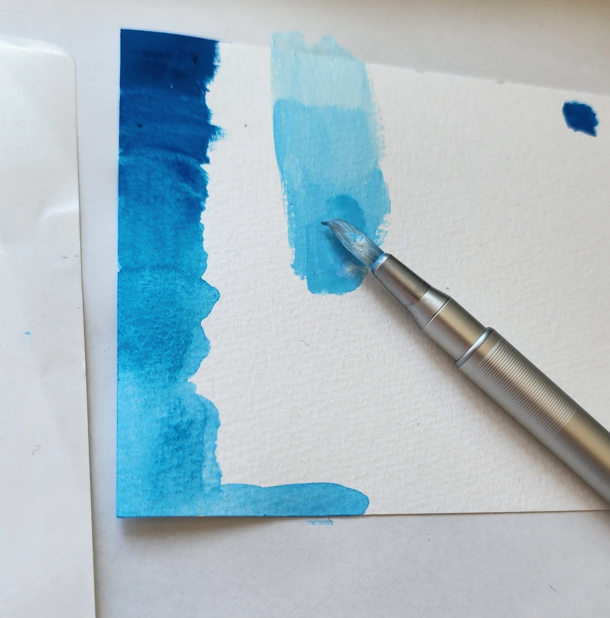 アクリル画 青系の色合い アクリル画 青系の色合い