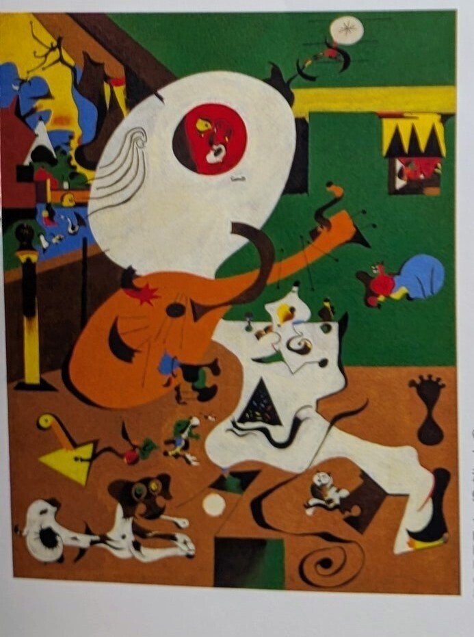 ミロ リトグラフ 「窓の前の裸婦」 294／300 ABOUT ミロ展 Joan Miró