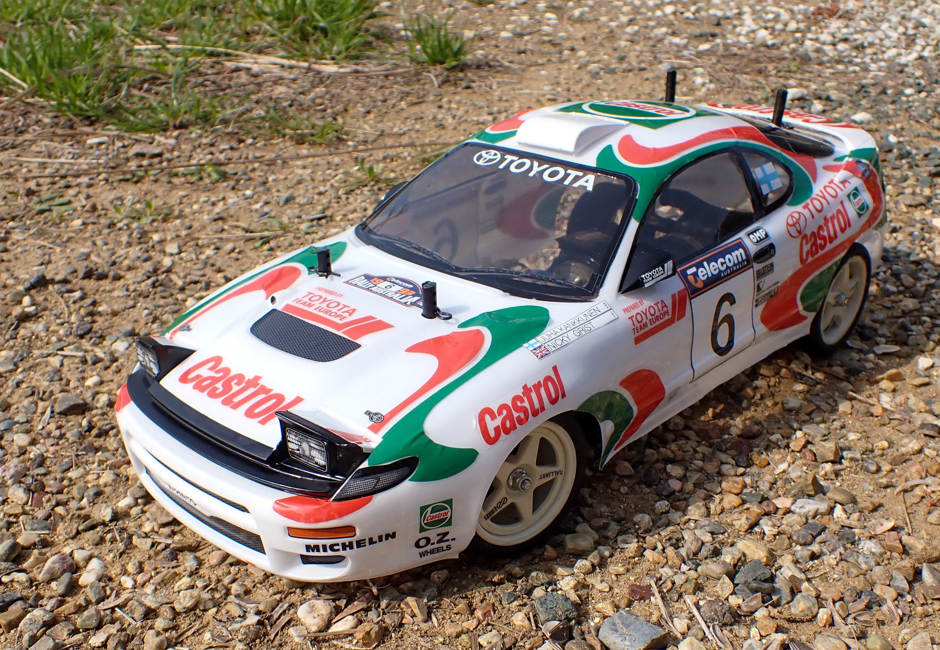 タミヤ　カストロールセリカ　GT-FOUR ST185 　1/10RC　ボディ タミヤ カストロール・セリカ GT-FOUR ST185 1/10RC ボディ