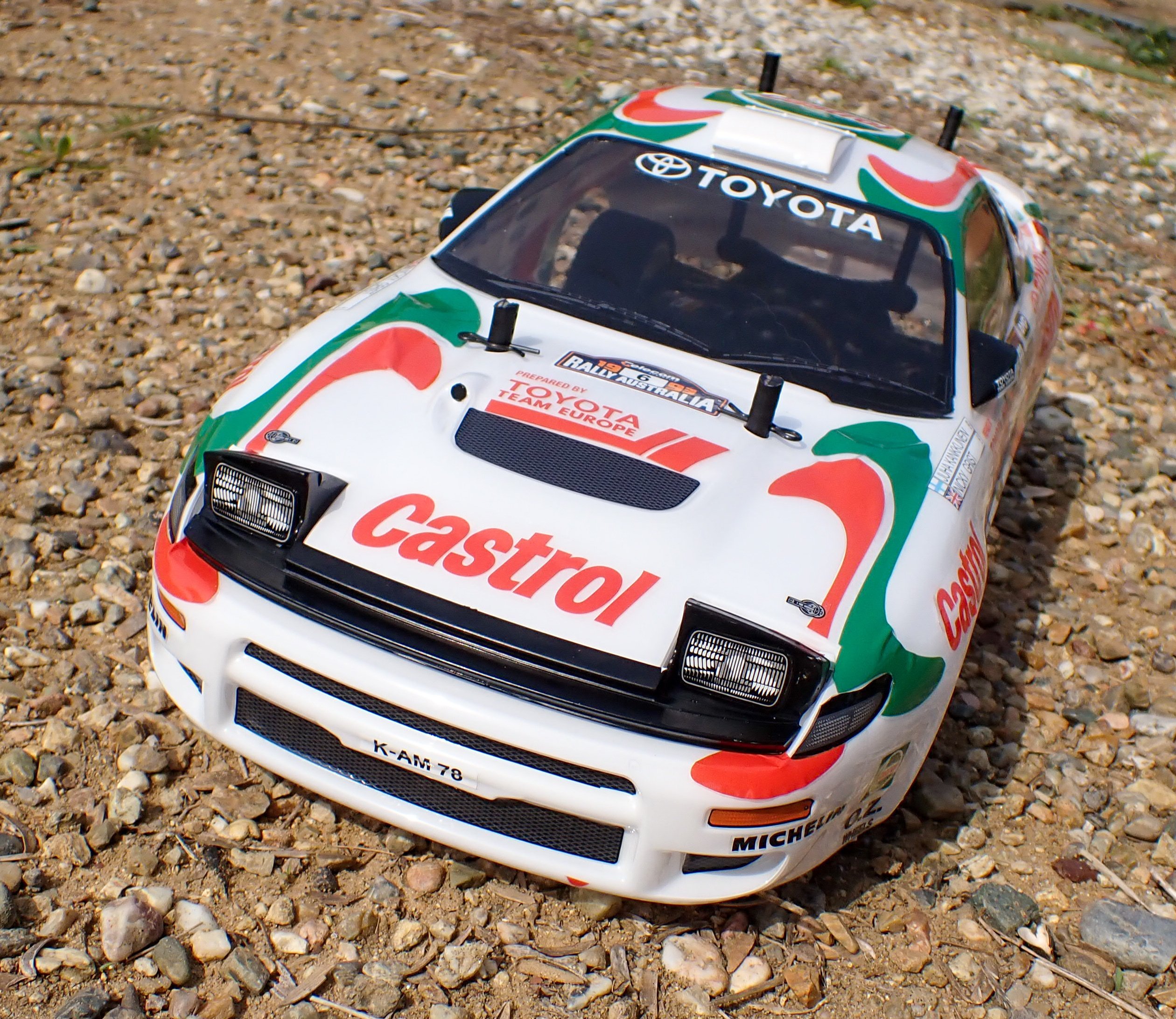 タミヤ　トヨタ スポーツカー ラジコンボディ 36 カストロール タミヤ トヨタ スポーツカー ラジコンボディ 36 カストロール