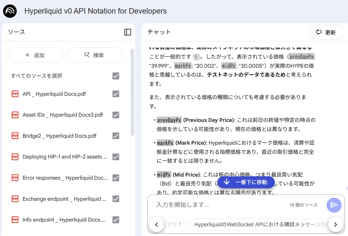 Hyperliquid APIからHYPE/USDCの情報を取得するPythonプログラム（仮）｜LiG★