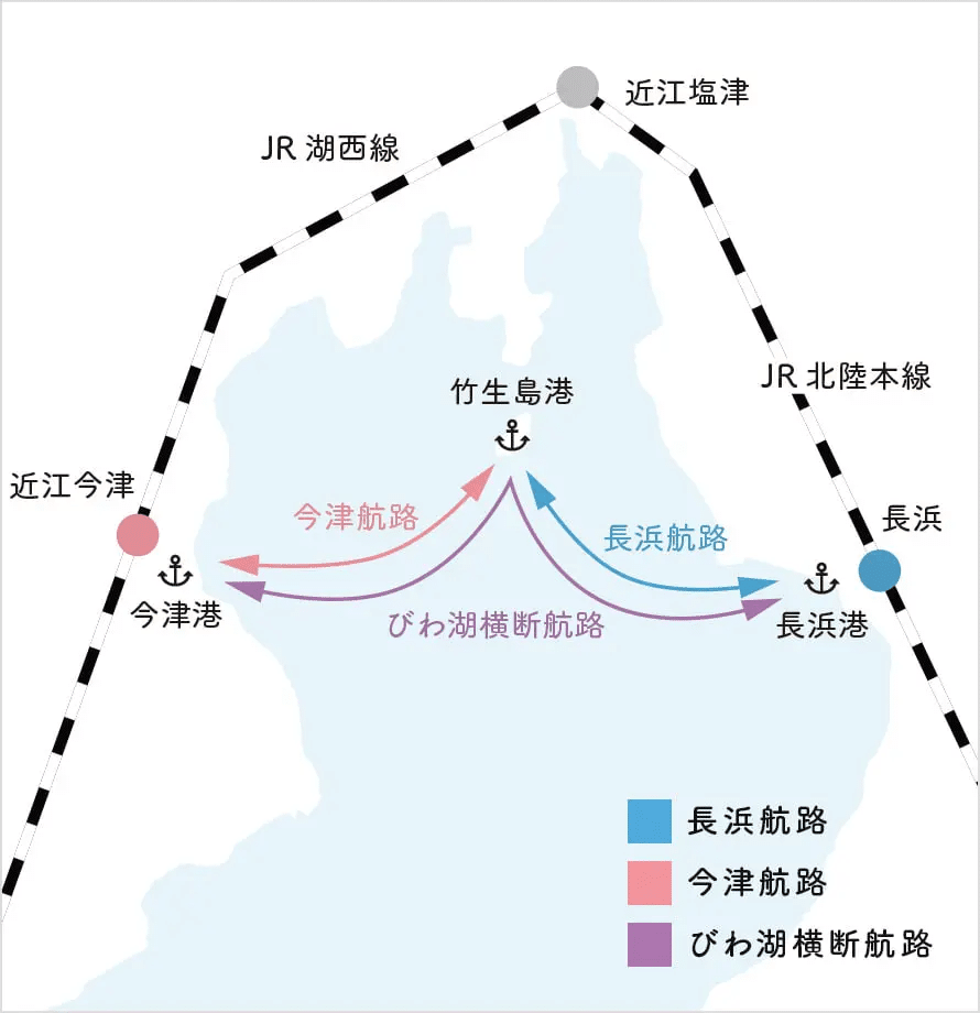 琵琶湖に浮かぶパワースポット「竹生島」｜ショコラ＠パワスポグルメ