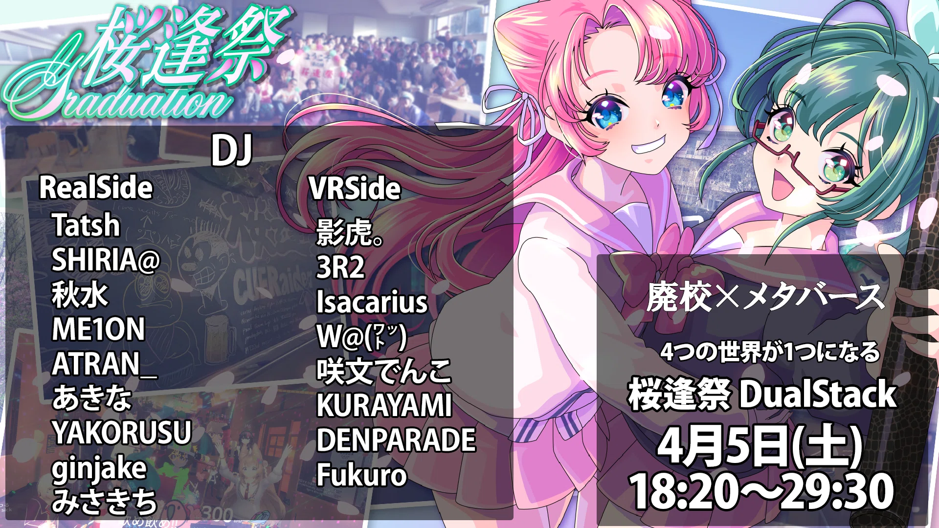 桜逢祭 -Dual Stack- リアルとバーチャル4つの世界が繋がる場所 感想と