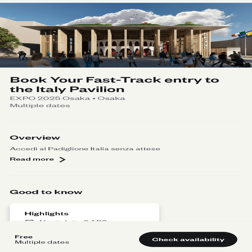 非売品】万博 EXPO 2025 イタリア館 パンフレット 非売品】万博 EXPO