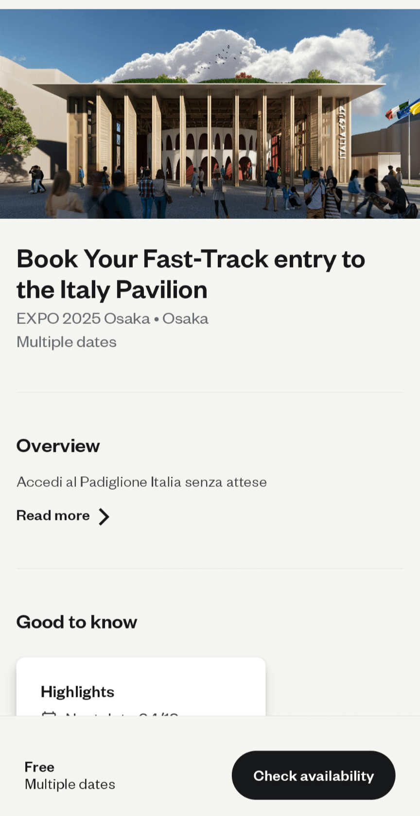 非売品】万博 EXPO 2025 イタリア館 パンフレット 万博イタリア館の