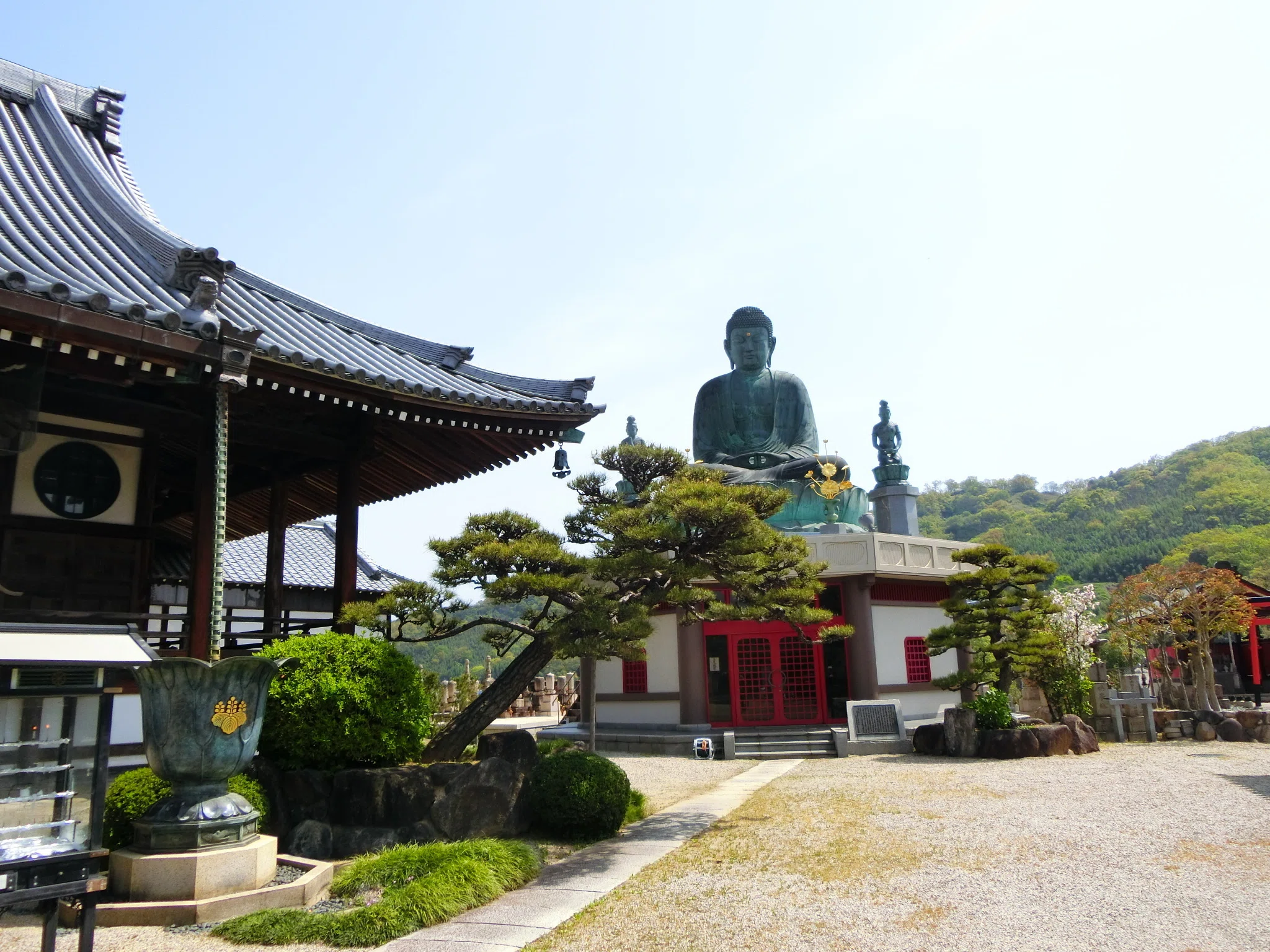 聖徳太子が推古天皇の病気平癒「極楽寺」温泉で極楽極楽【南河内