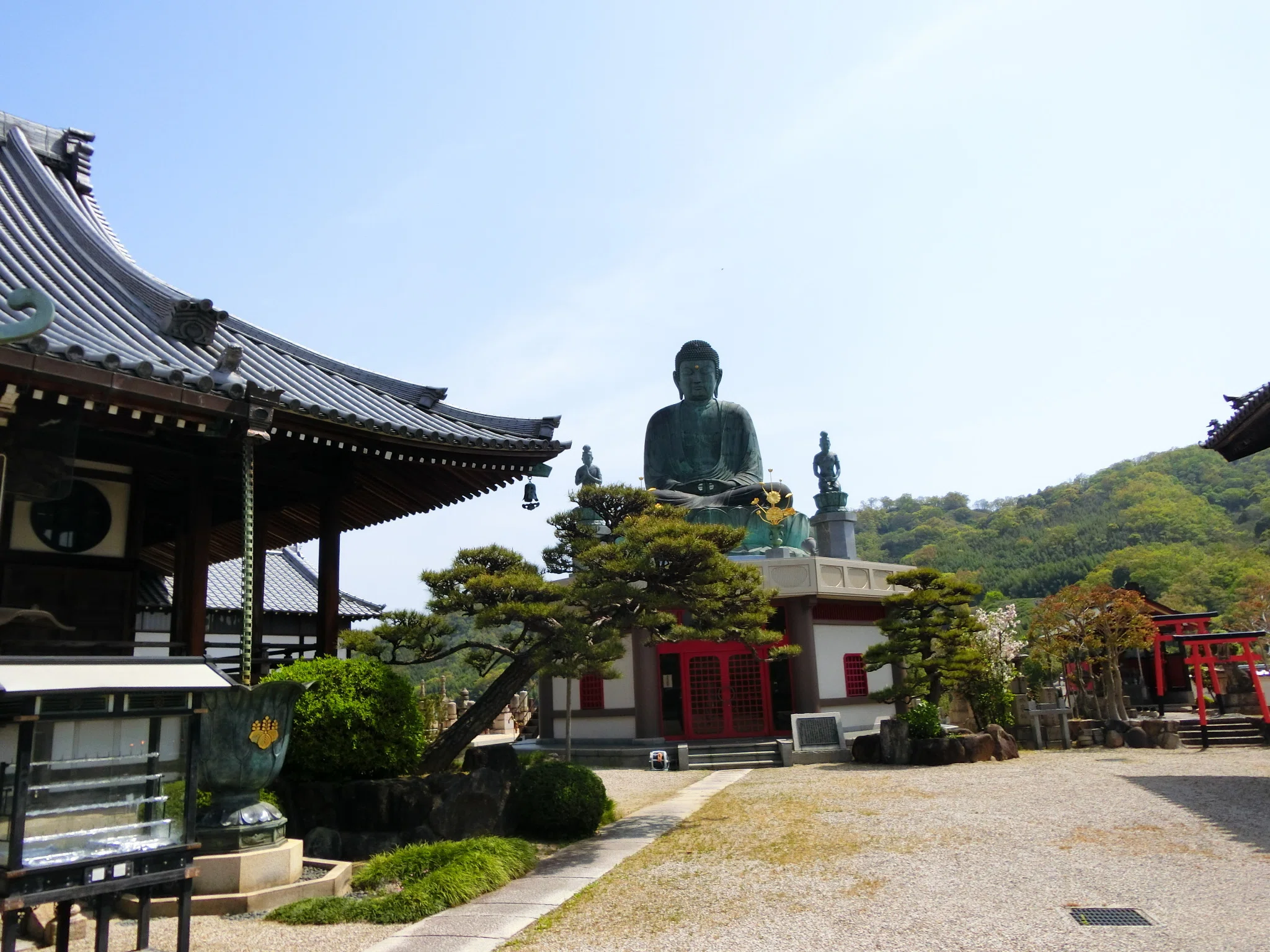 聖徳太子が推古天皇の病気平癒「極楽寺」温泉で極楽極楽【南河内