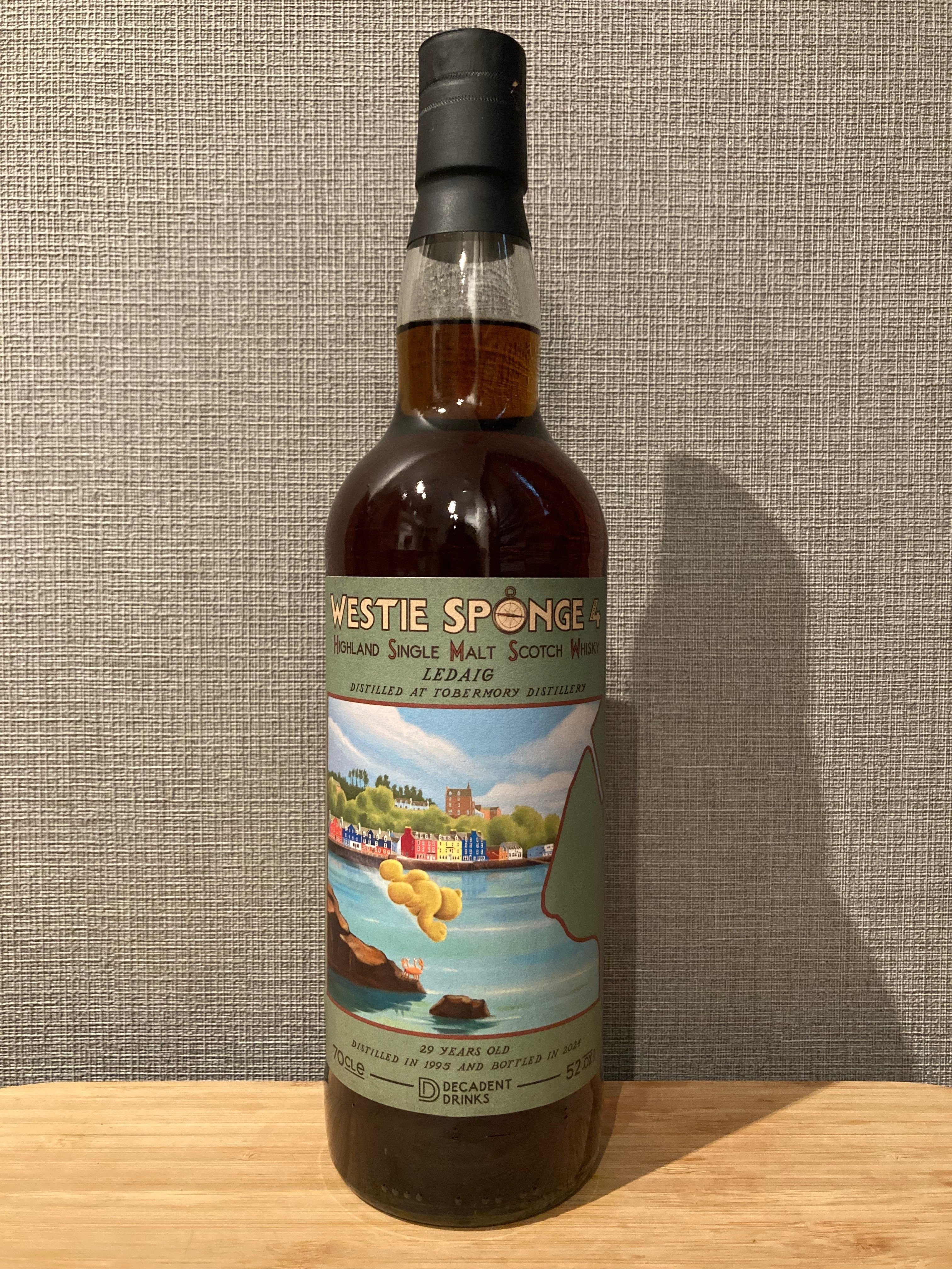 レダイグ 1995-2024 29年・ウェスティ スポンジ(ウイスキースポンジ) 酒飲編Vol.89】ウェスティースポンジ #4 レダイグ 1995 29年｜Ktaro