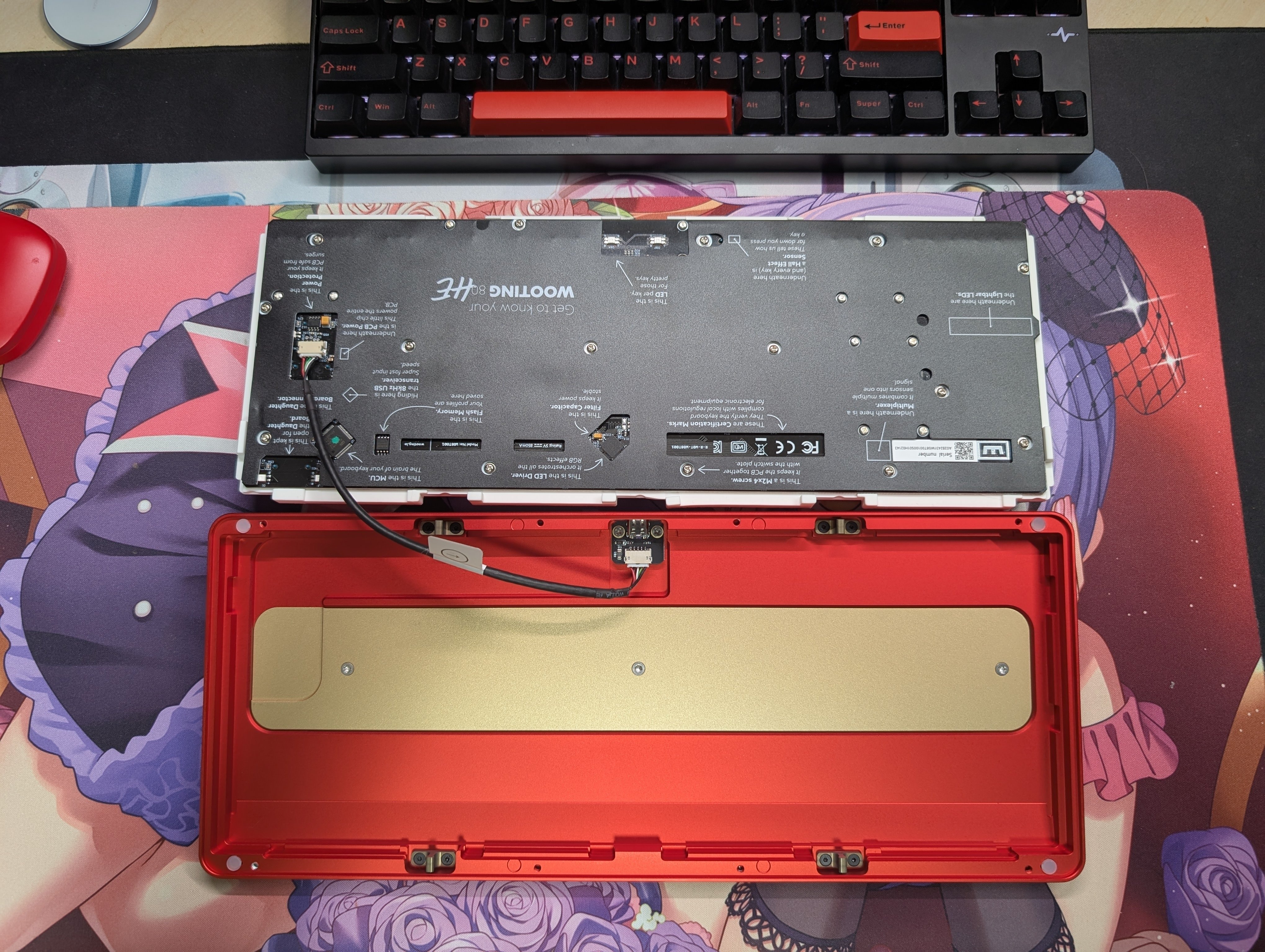 Wooting 80HE モジュール + Case Wooting 80HE Zinc Alloy case