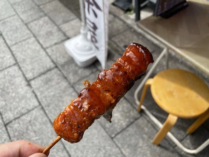 柴又駅近くのおじぎ茶屋のうなぎ短柵