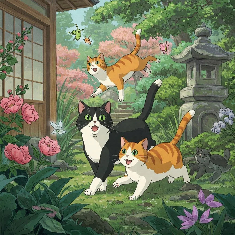 Geminiでも色々な画像を作って見たよ！やっぱり猫好きだから猫の