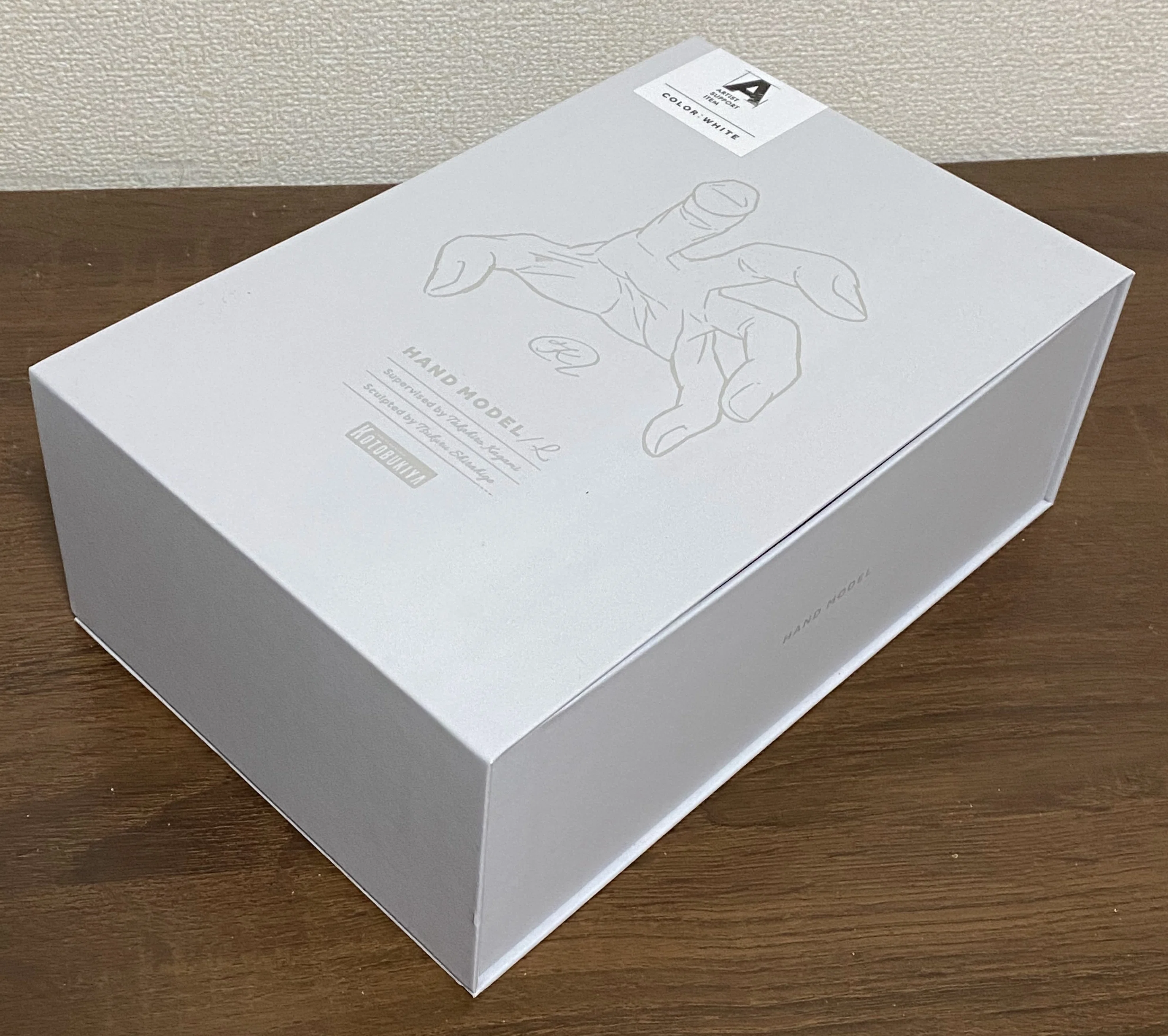コトブキヤ ハンドモデル 右手左手セット 箱説明書付き ARTIST SUPPORT ITEM ハンドモデル/L -GRAY-｜ARTIST SUPPORT ITEM