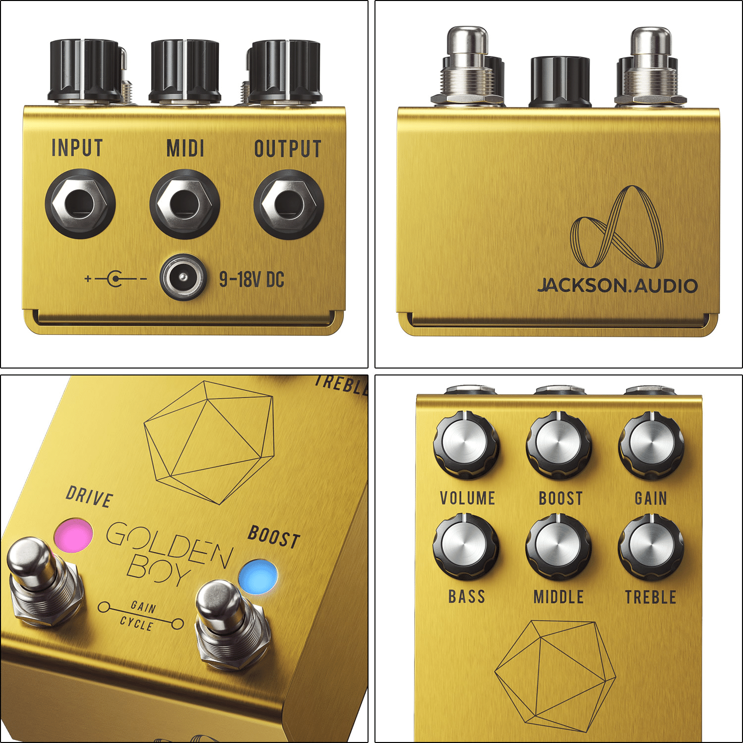 オーバードライブの次元を拡げる多機能ペダル「Jackson Audio GOLDEN