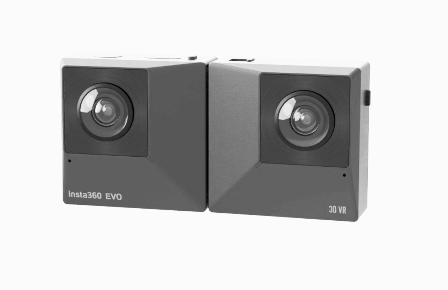 Insta360 EVO 3D VRカメラ Arashi Vision、180度3D撮影も可能な折りたたみ式360度カメラ