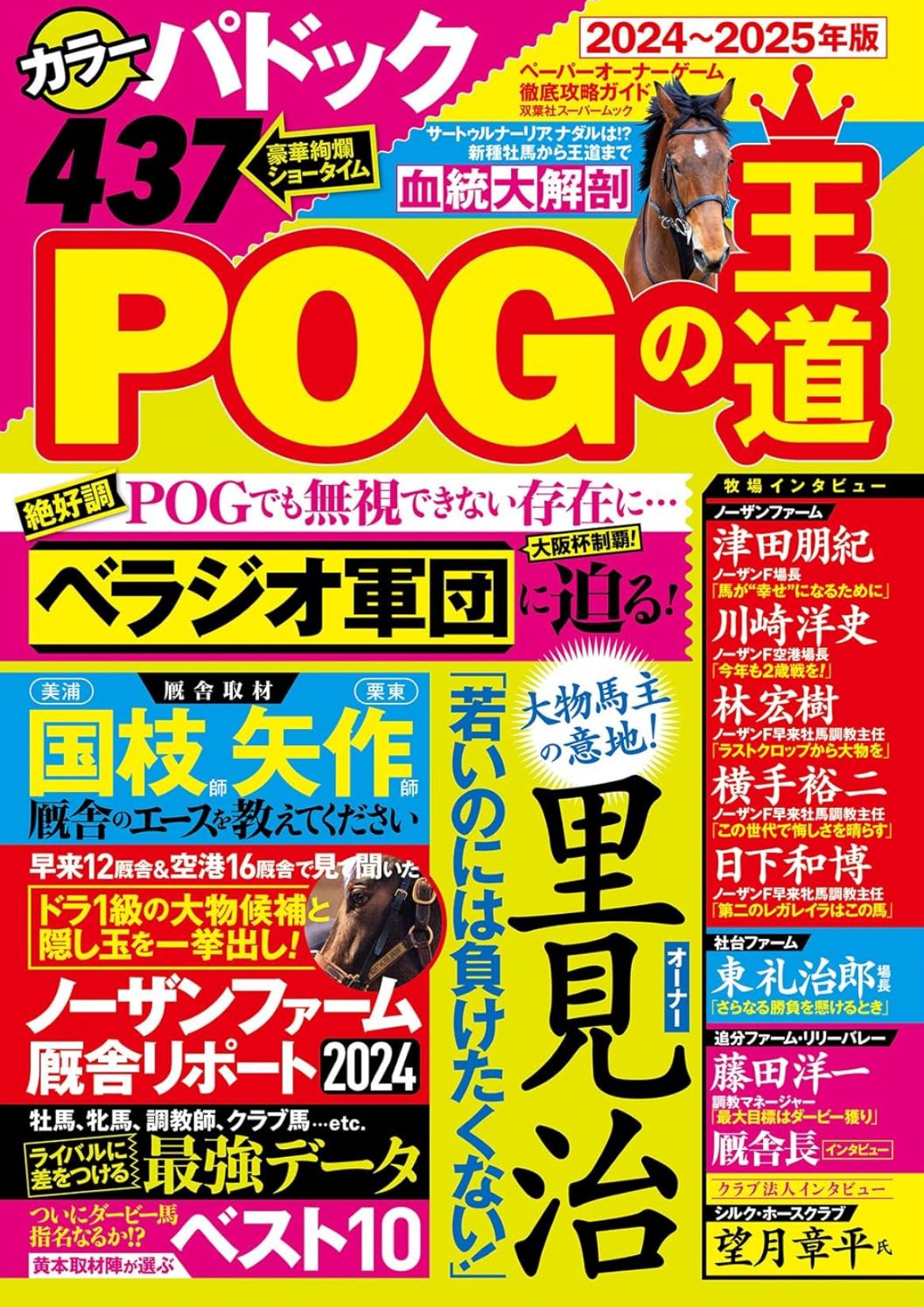 競馬王のPOG 競馬王のPOG本 2024-2025 (GW MOOK 897) | 競馬王編集部 |本