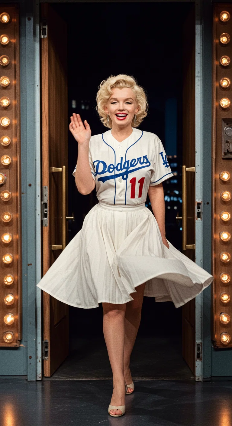 Kswp Marilyn Monroe's Time-Slip Baseball Night 4/20/2025|Mirai Aiprompter
