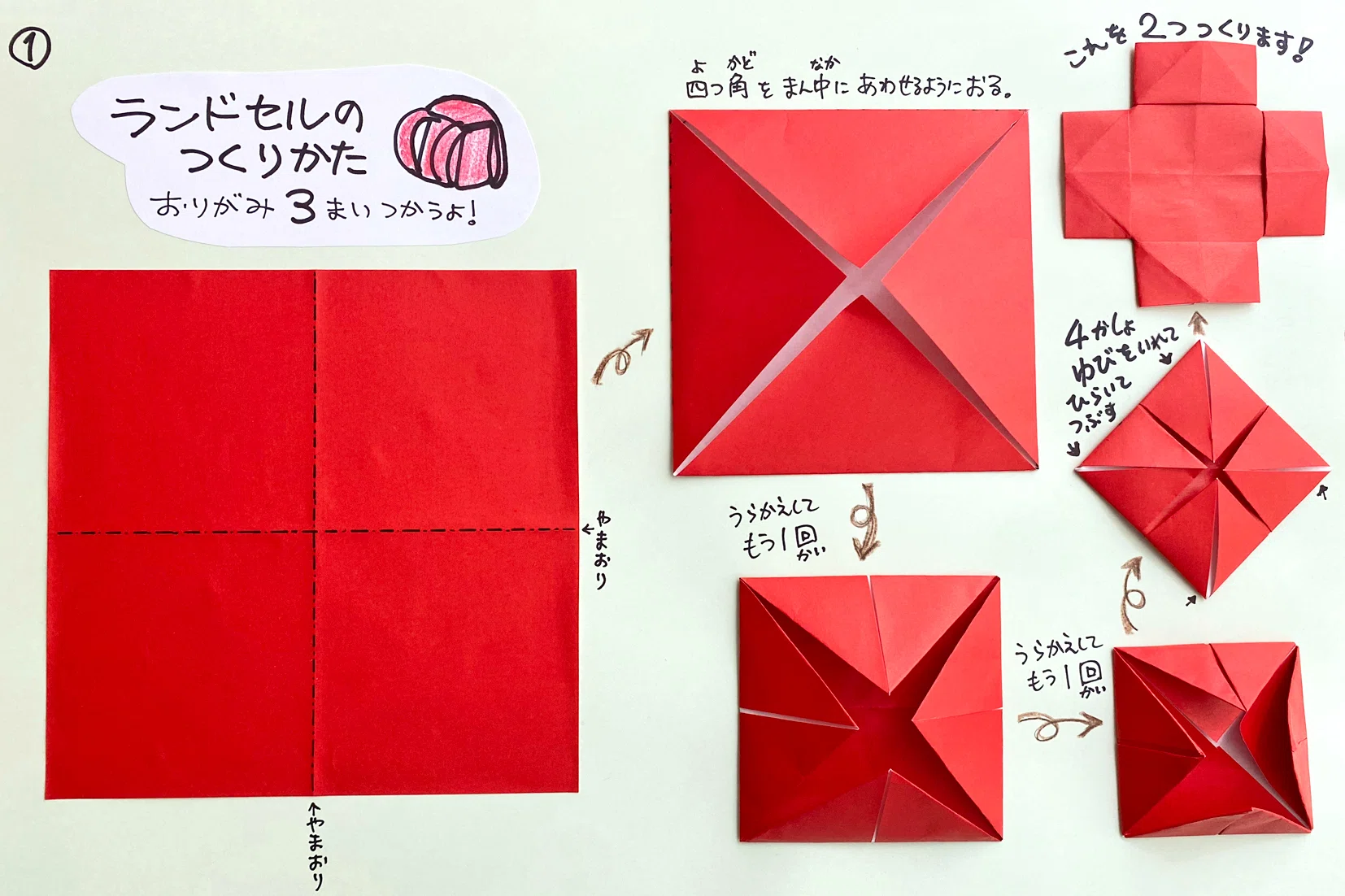 折り紙のランドセルの作り方｜KIKU