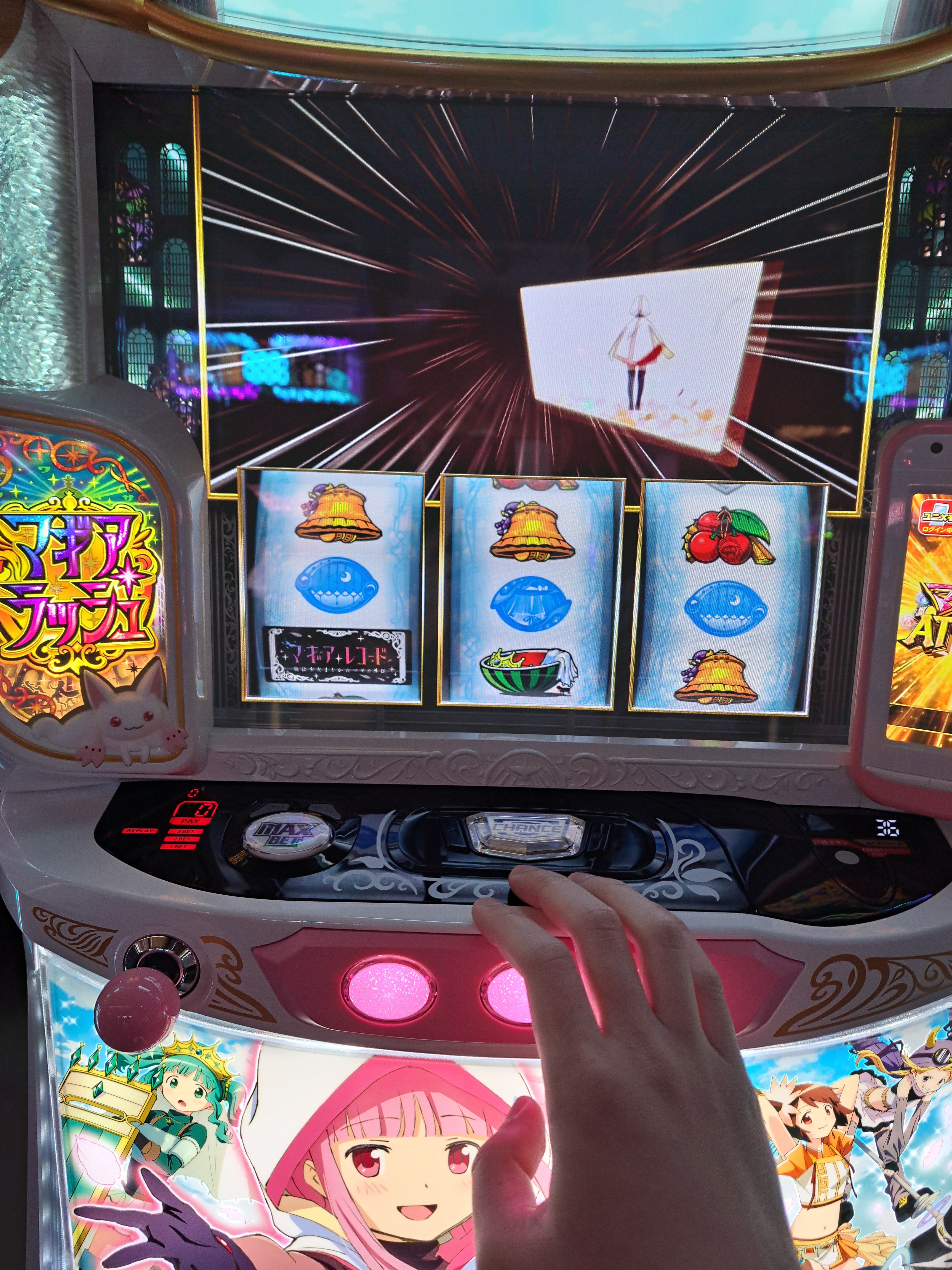 マギアレコード　立て看板　矢印タワー 新品未使用】激レア パチンコ マギアレコード 販促品 スタンド