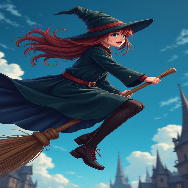 ♯47 魔法使いの絵 2｜にゃおりん｜線画イラスト練習中