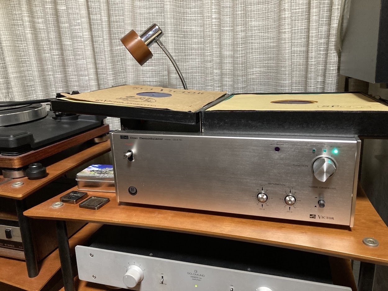 割れたSPレコードの修復、オーディオテクニカAT-MONO3/SPによる