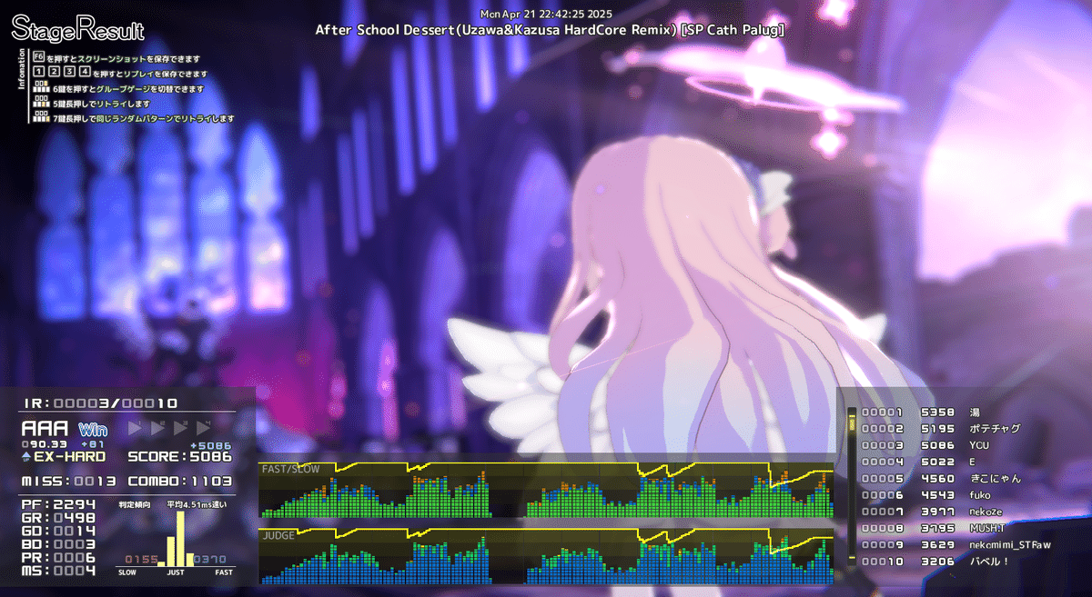 音ゲー日記20250421|GRASS 音ゲー日記20250421|GRASS
