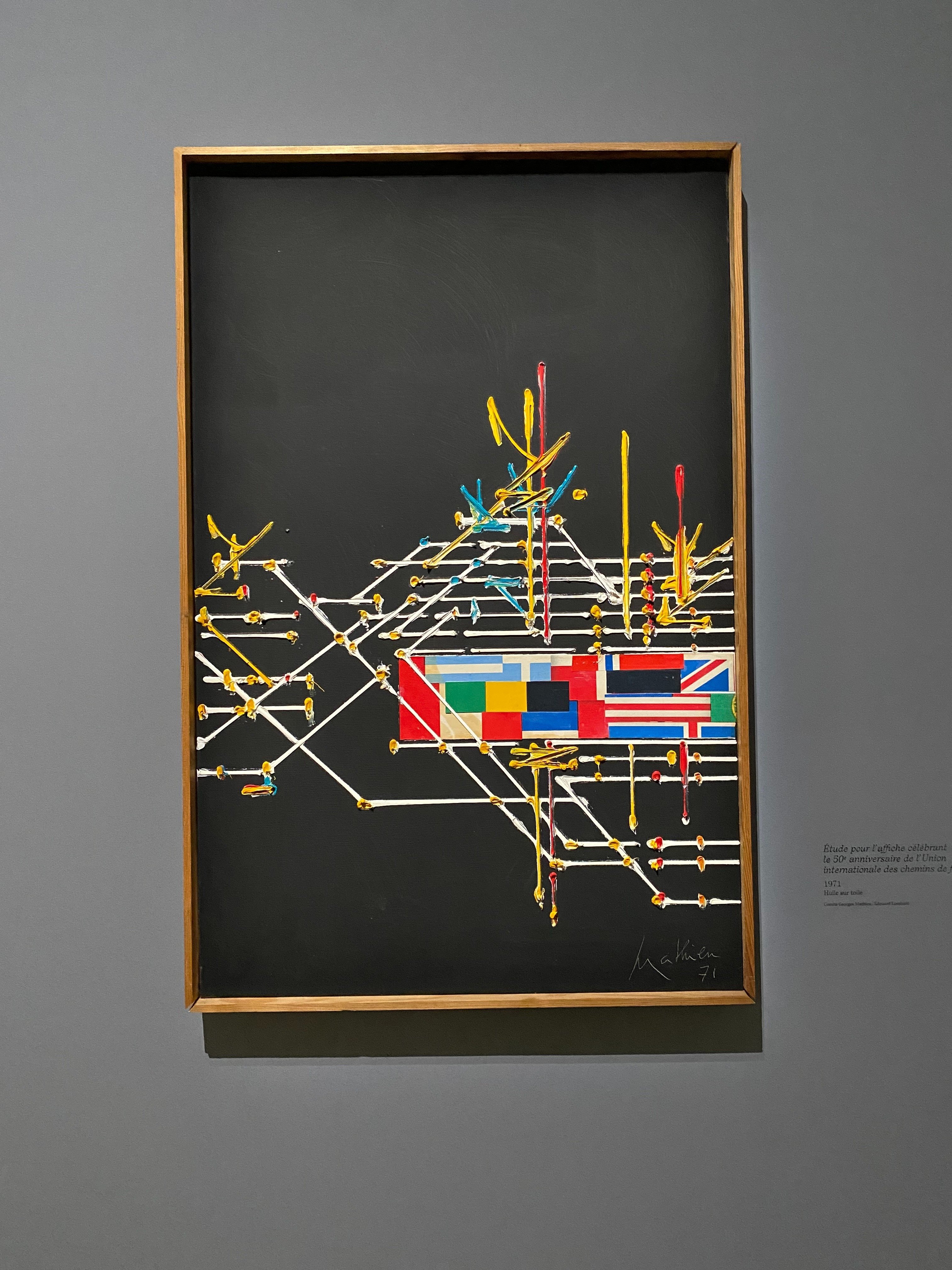 パリ‐4月の美術展‐ジョルジュ・マチュー【抽象画はどう見ればいいのか