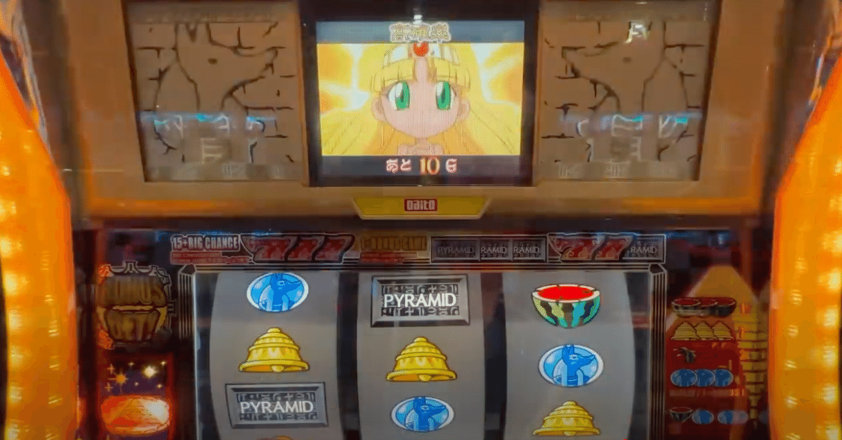 初代　秘宝伝　スロット 4号機】大都技研 秘宝伝（クレア） 中古パチスロ実機 [4ch対応] A-SLOT