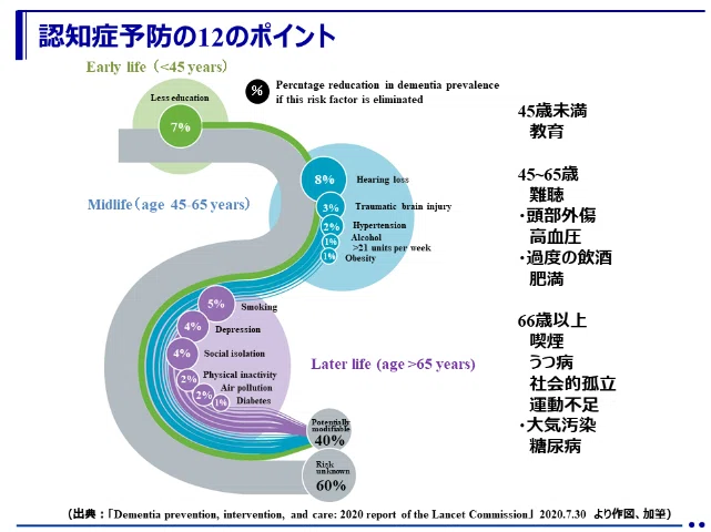 🧠 WHO認知症予防ガイドラインの要点（Risk Reduction of Cognitive Decline and Dementia ...