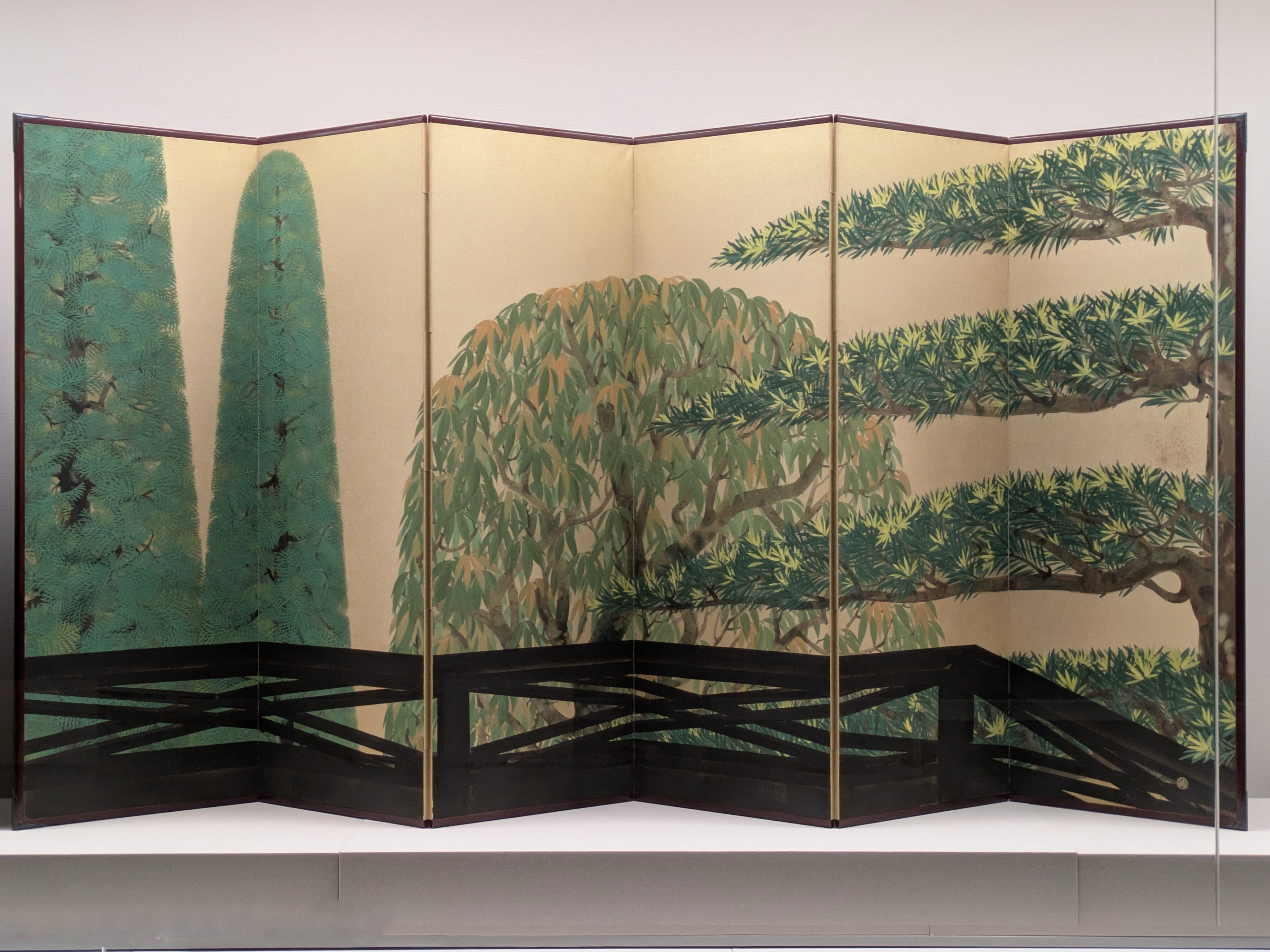 川端龍子の《新樹の曲》の前に立ち「見に来て良かったなと思った」の巻