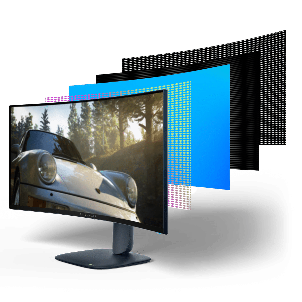 DELL AW3425DWM 湾曲モニター 本体 Alienware 34 QD-OLED曲面ゲーミング モニター – AW3425DW