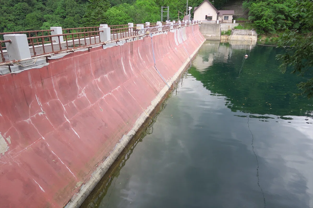 丸沼ダム 群馬県 上流側