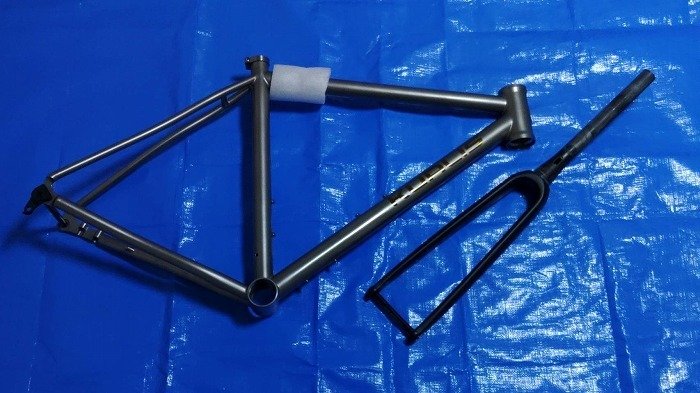本城サイクルワークス製　チタンロードバイクフレーム&カーボンフォーク 本城サイクルワークス製 チタンロードバイクフレーム&カーボン