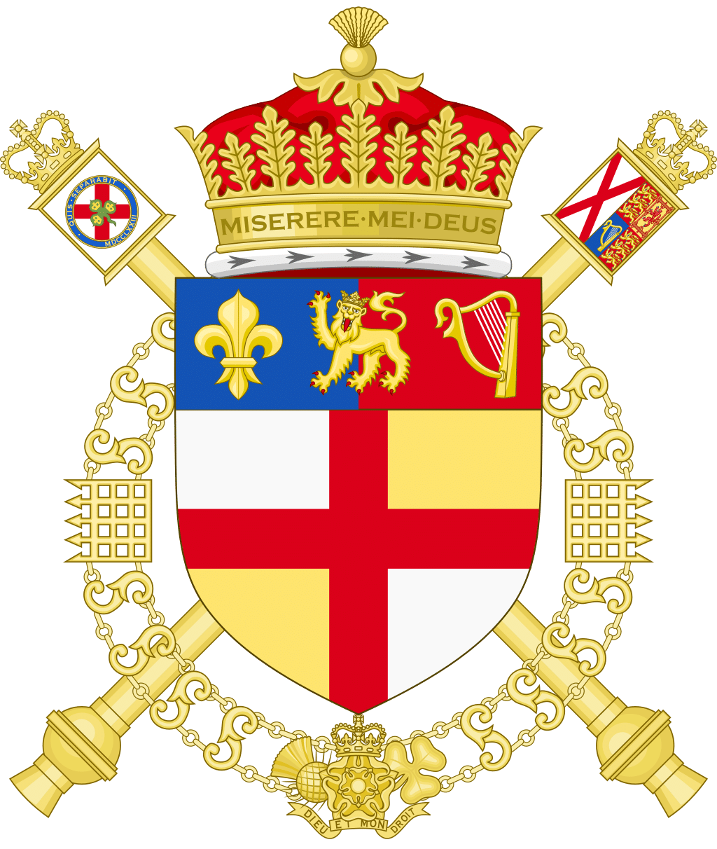 【希少】英国 紋章院（College of Arms）発行　 紋章認可書 File:Coat of Arms of the College of Arms.svg - Wikimedia Commons