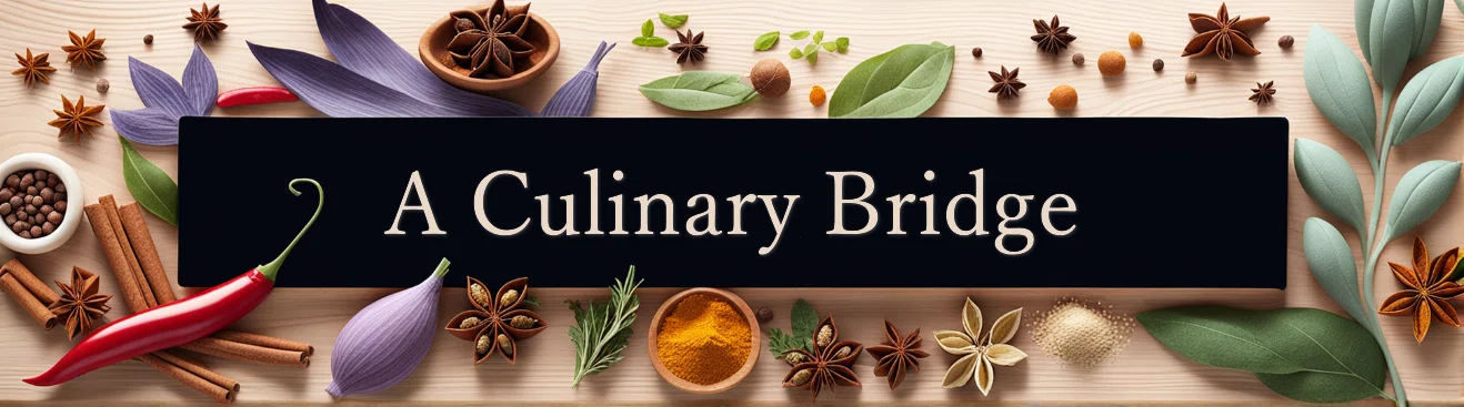 A Culinary Bridge🌈カラフルな料理の架け橋🌈「ひらめきは、美味しい架け橋」💡🍴🌈 #創作大賞2025 <a target=