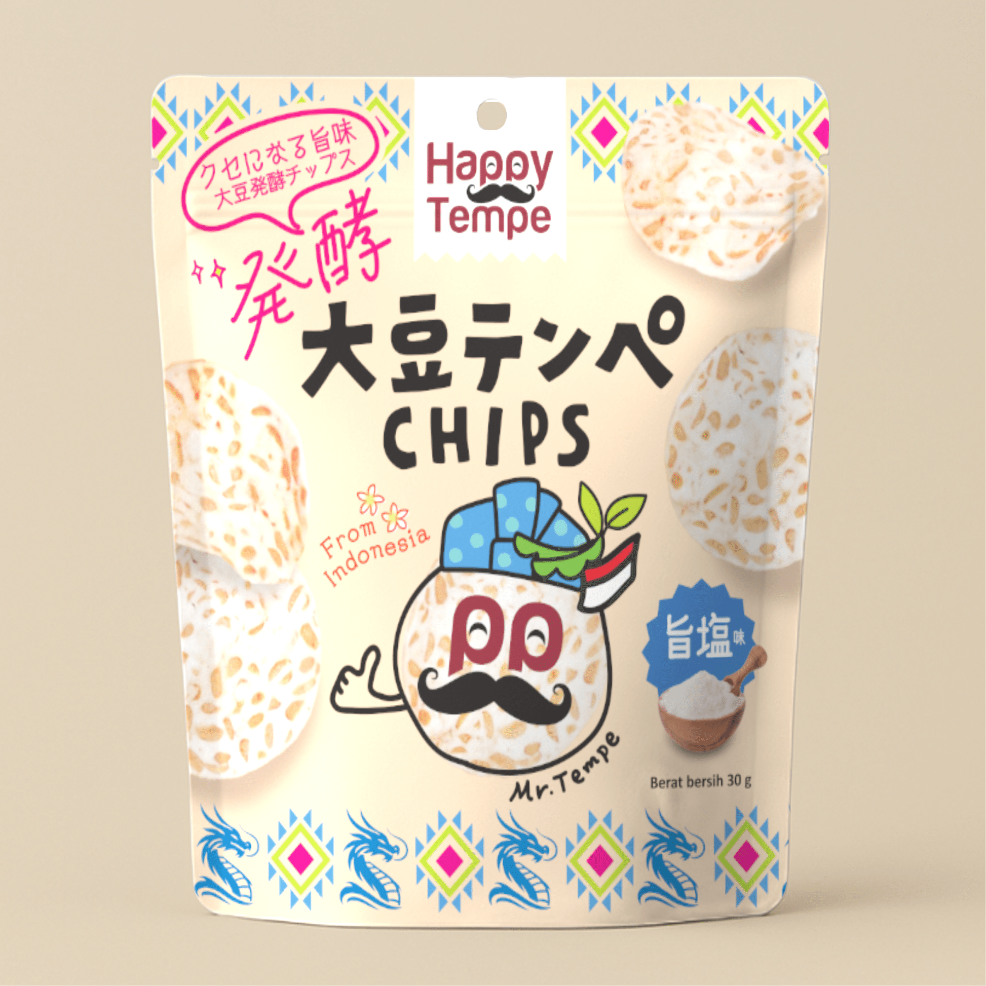 サクサク健康、テンペで満足！】大豆テンペCHIPSのすべて｜【公式