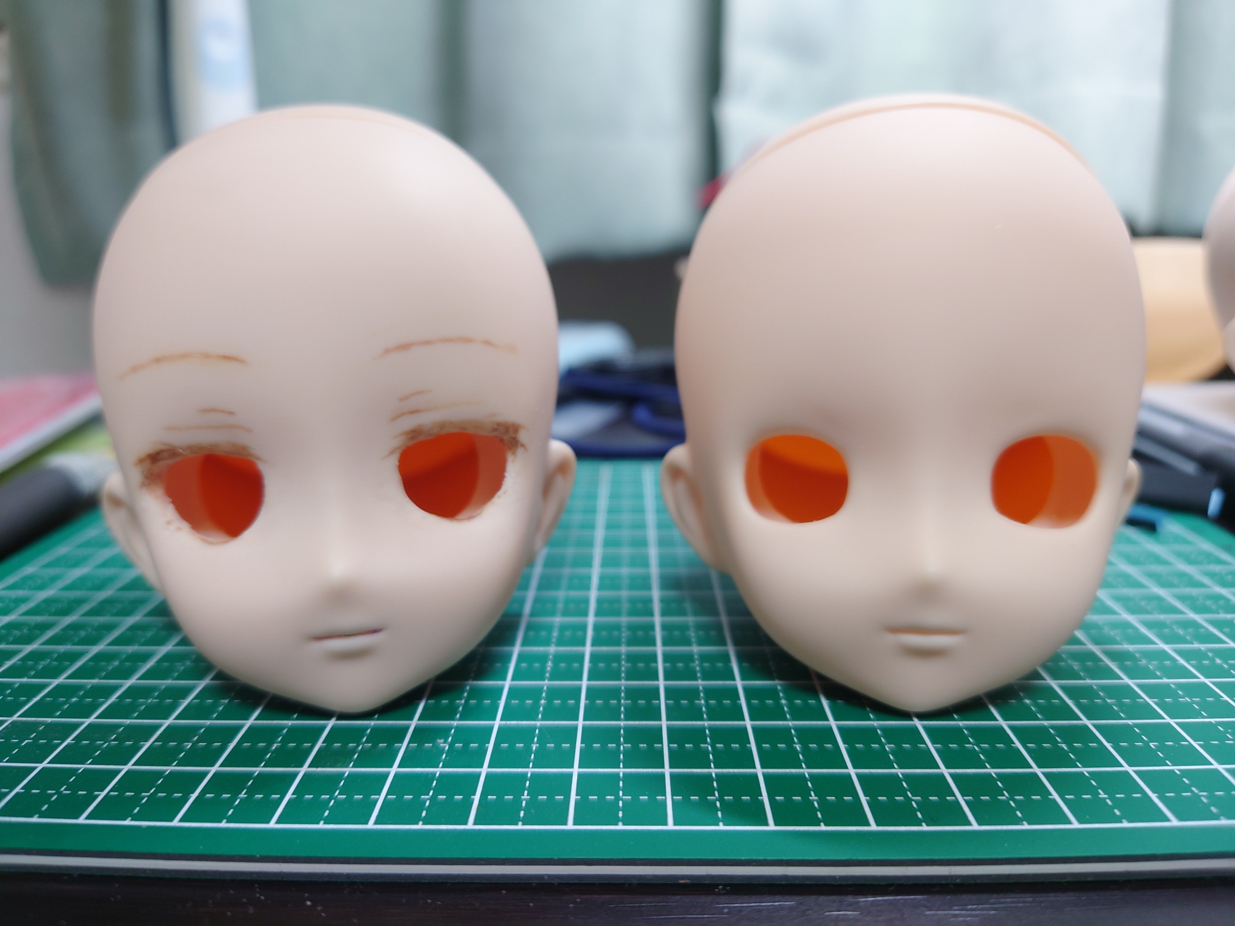 ドールヘッド製作1 メイク｜irico doll