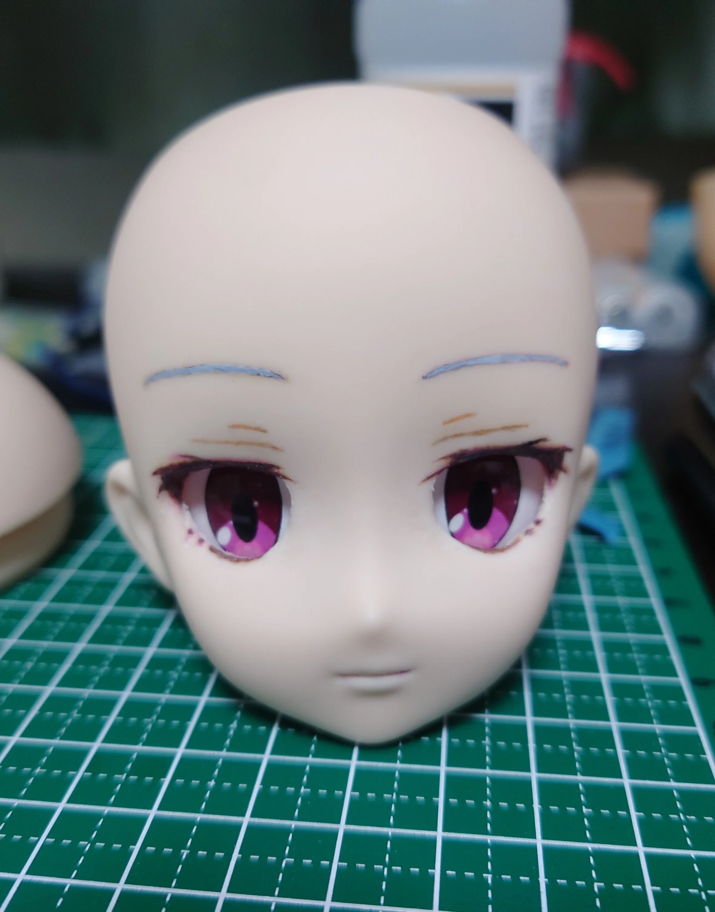 ドールヘッド製作1 メイク｜irico doll